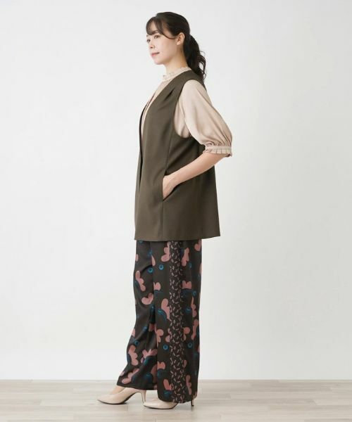 Leilian PLUS HOUSE / レリアンプラスハウス テーラードジャケット | Vネックベスト【BOURGE】 | 詳細2