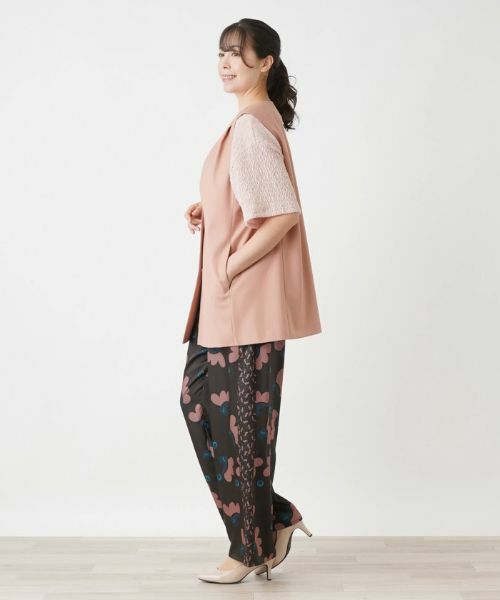 Leilian PLUS HOUSE / レリアンプラスハウス テーラードジャケット | Vネックベスト【BOURGE】 | 詳細6