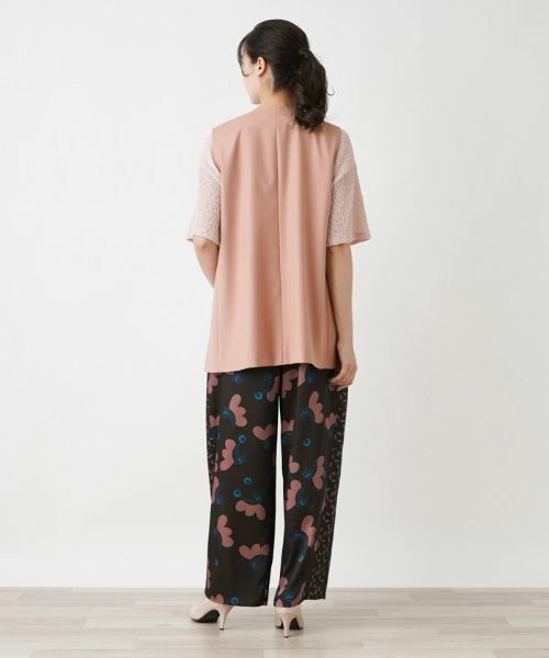 Leilian PLUS HOUSE / レリアンプラスハウス テーラードジャケット | Vネックベスト【BOURGE】 | 詳細7