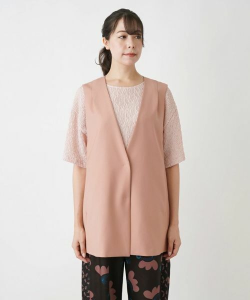 Leilian PLUS HOUSE / レリアンプラスハウス テーラードジャケット | Vネックベスト【BOURGE】 | 詳細8