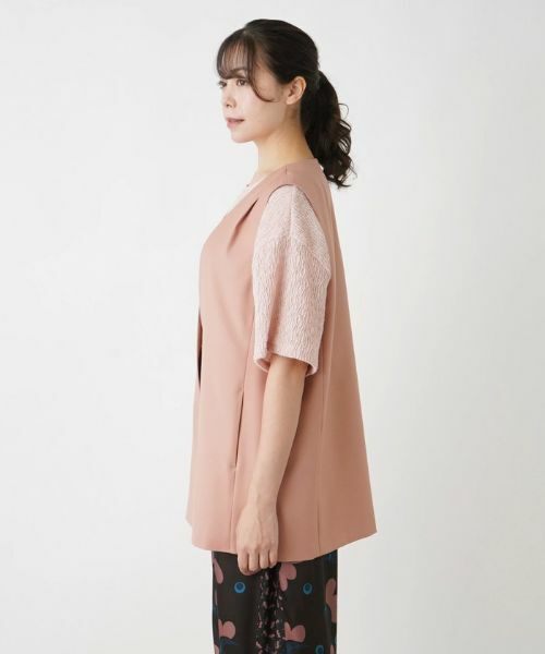 Leilian PLUS HOUSE / レリアンプラスハウス テーラードジャケット | Vネックベスト【BOURGE】 | 詳細9