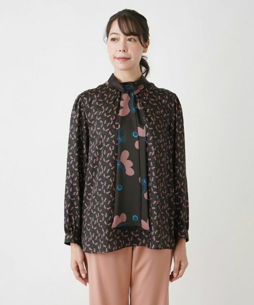 Leilian PLUS HOUSE / レリアンプラスハウス シャツ・ブラウス | ボウタイブラウス【BOURGE】 | 詳細4