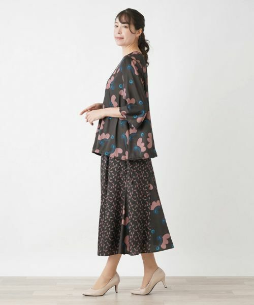 Leilian PLUS HOUSE / レリアンプラスハウス シャツ・ブラウス | フラワー柄ブラウス【BOURGE】 | 詳細2