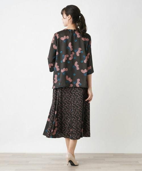 Leilian PLUS HOUSE / レリアンプラスハウス シャツ・ブラウス | フラワー柄ブラウス【BOURGE】 | 詳細3