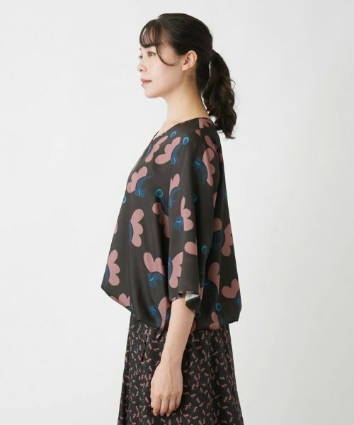 Leilian PLUS HOUSE / レリアンプラスハウス シャツ・ブラウス | フラワー柄ブラウス【BOURGE】 | 詳細5