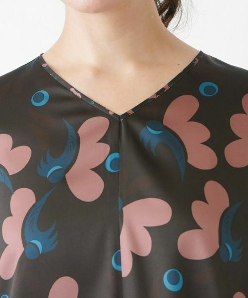 Leilian PLUS HOUSE / レリアンプラスハウス シャツ・ブラウス | フラワー柄ブラウス【BOURGE】 | 詳細7