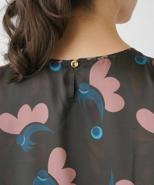 Leilian PLUS HOUSE / レリアンプラスハウス シャツ・ブラウス | フラワー柄ブラウス【BOURGE】 | 詳細8