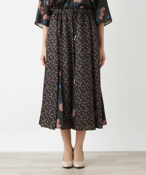 Leilian PLUS HOUSE / レリアンプラスハウス ミニ・ひざ丈スカート | ロング丈フレアスカート【BOURGE】 | 詳細4