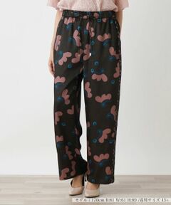 Leilian PLUS HOUSE / レリアンプラスハウス その他パンツ | フラワー柄ワイドパンツ