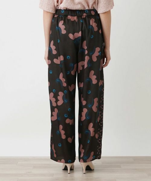 Leilian PLUS HOUSE / レリアンプラスハウス その他パンツ | フラワー柄ワイドパンツ | 詳細6
