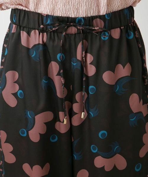 Leilian PLUS HOUSE / レリアンプラスハウス その他パンツ | フラワー柄ワイドパンツ | 詳細7