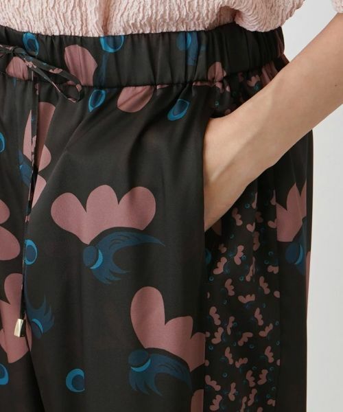 Leilian PLUS HOUSE / レリアンプラスハウス その他パンツ | フラワー柄ワイドパンツ | 詳細8