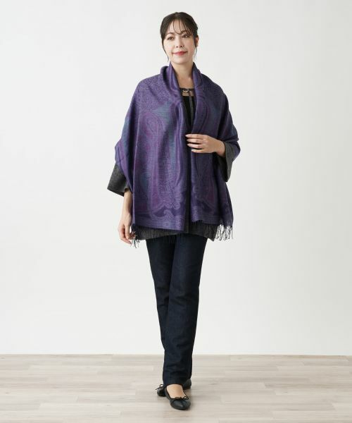 Leilian PLUS HOUSE / レリアンプラスハウス マフラー・ショール・スヌード・ストール | ストール | 詳細1