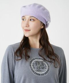 ニットベレー帽