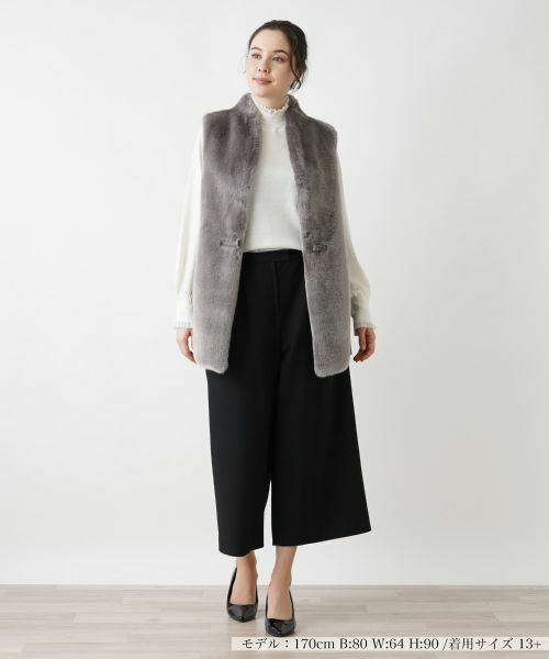 Leilian PLUS HOUSE / レリアンプラスハウス テーラードジャケット | ベスト | 詳細1