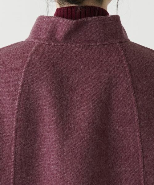 Leilian PLUS HOUSE / レリアンプラスハウス その他アウター | スタンドカラーハーフコート【深喜毛織】 | 詳細13