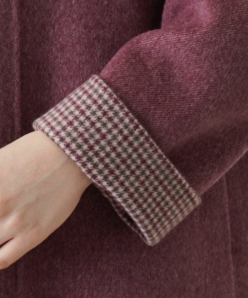 Leilian PLUS HOUSE / レリアンプラスハウス その他アウター | スタンドカラーハーフコート【深喜毛織】 | 詳細15