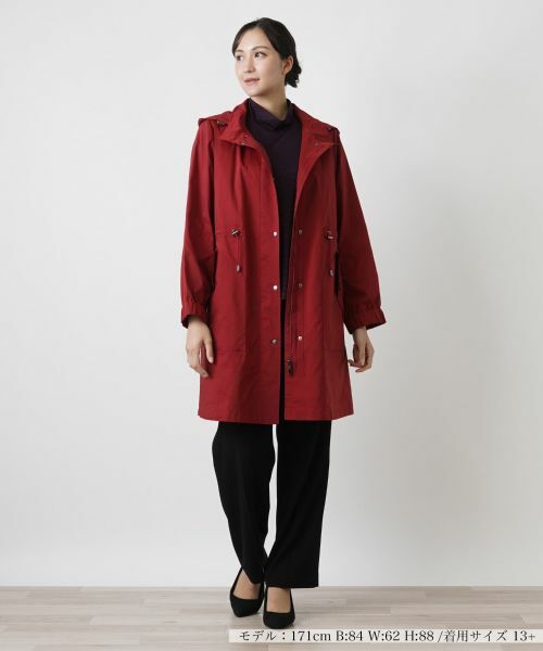 Leilian PLUS HOUSE / レリアンプラスハウス その他アウター | 【店舗人気】フーディーロングコート | 詳細9