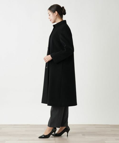 Leilian PLUS HOUSE / レリアンプラスハウス その他アウター | カシミヤハイネックコート【深喜毛織】 | 詳細2