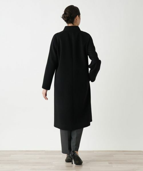 Leilian PLUS HOUSE / レリアンプラスハウス その他アウター | カシミヤハイネックコート【深喜毛織】 | 詳細3