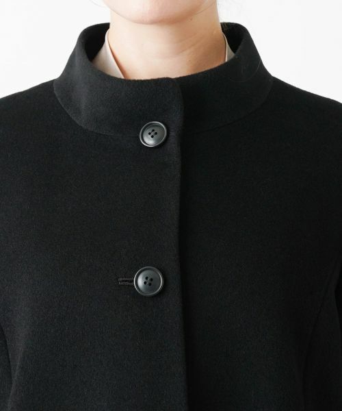 Leilian PLUS HOUSE / レリアンプラスハウス その他アウター | カシミヤハイネックコート【深喜毛織】 | 詳細7