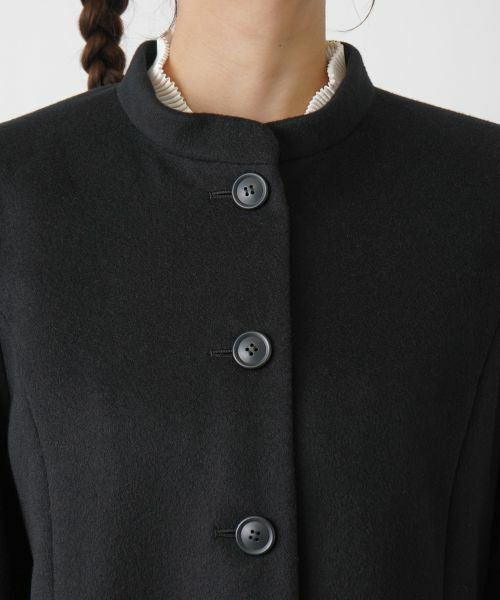 Leilian PLUS HOUSE / レリアンプラスハウス その他アウター | カシミヤスタンドカラーコート【深喜毛織 】 | 詳細10