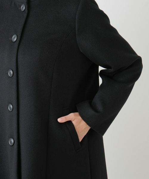 Leilian PLUS HOUSE / レリアンプラスハウス その他アウター | カシミヤスタンドカラーコート【深喜毛織 】 | 詳細13