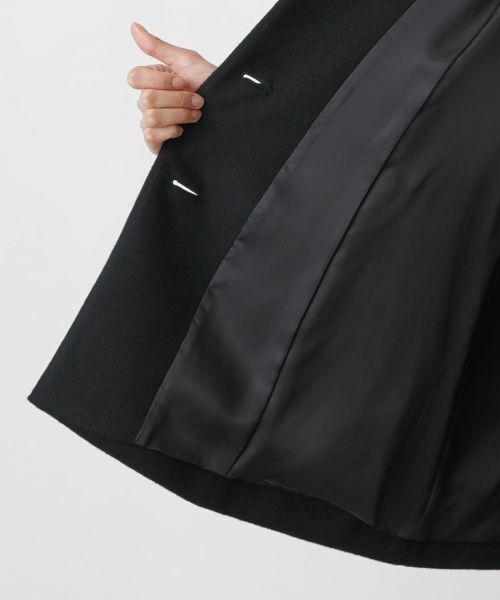 Leilian PLUS HOUSE / レリアンプラスハウス その他アウター | カシミヤスタンドカラーコート【深喜毛織 】 | 詳細15