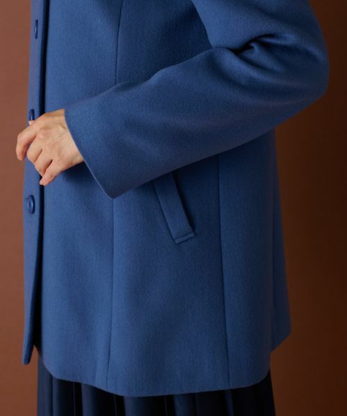 Leilian PLUS HOUSE / レリアンプラスハウス その他アウター | カシミヤスタンドカラーコート【深喜毛織 】 | 詳細20