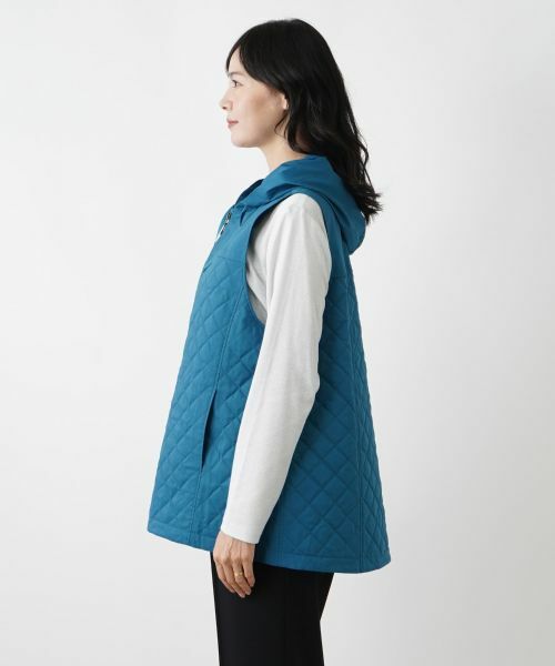 Leilian PLUS HOUSE / レリアンプラスハウス テーラードジャケット | キルティングフーディベスト | 詳細11