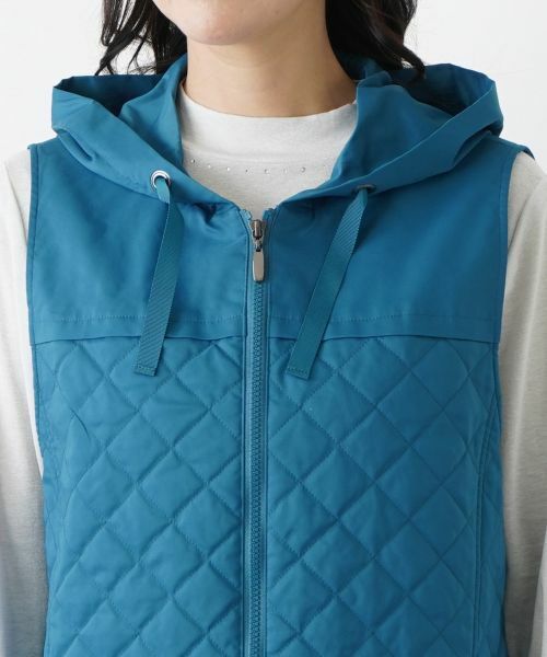 Leilian PLUS HOUSE / レリアンプラスハウス テーラードジャケット | キルティングフーディベスト | 詳細13