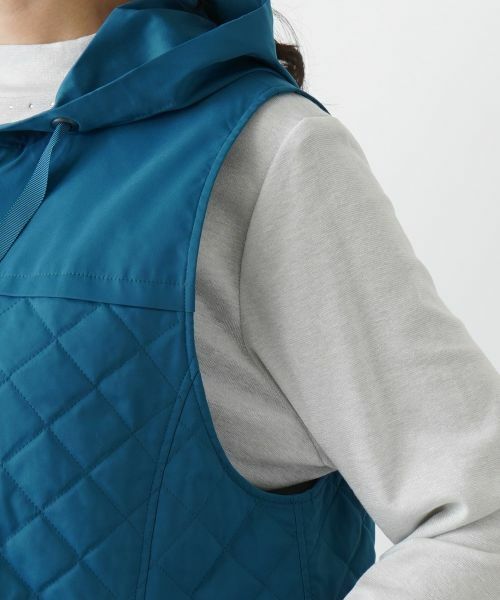 Leilian PLUS HOUSE / レリアンプラスハウス テーラードジャケット | キルティングフーディベスト | 詳細16