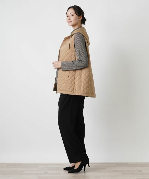 Leilian PLUS HOUSE / レリアンプラスハウス テーラードジャケット | キルティングフーディベスト | 詳細2
