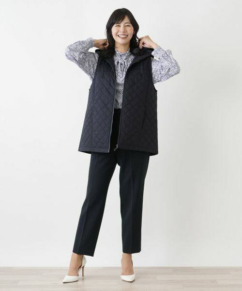 Leilian PLUS HOUSE / レリアンプラスハウス テーラードジャケット | キルティングフーディベスト | 詳細20