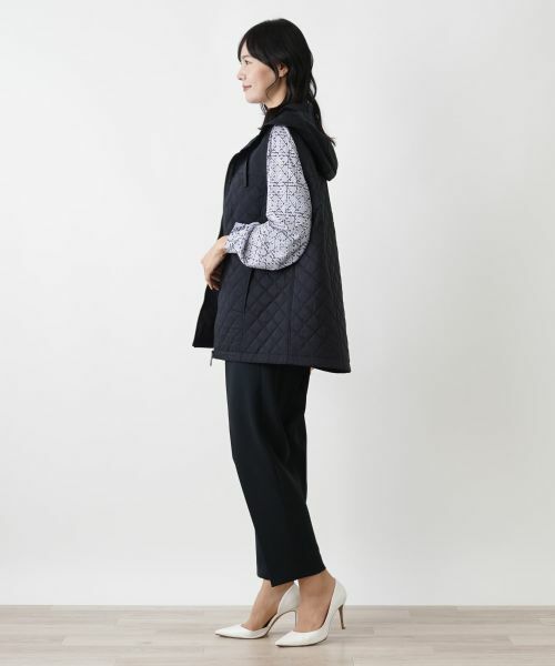 Leilian PLUS HOUSE / レリアンプラスハウス テーラードジャケット | キルティングフーディベスト | 詳細21