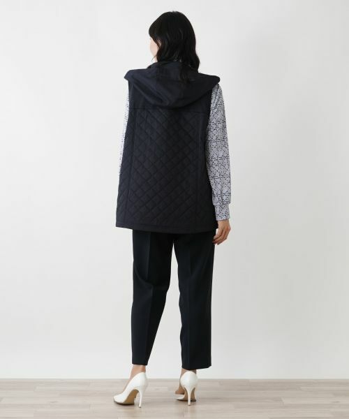 Leilian PLUS HOUSE / レリアンプラスハウス テーラードジャケット | キルティングフーディベスト | 詳細22