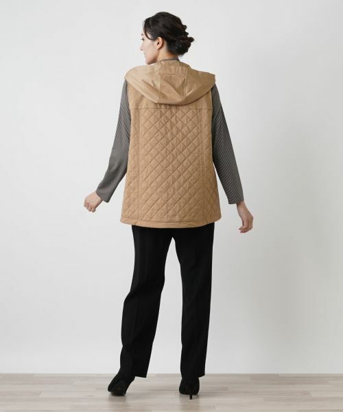 Leilian PLUS HOUSE / レリアンプラスハウス テーラードジャケット | キルティングフーディベスト | 詳細3