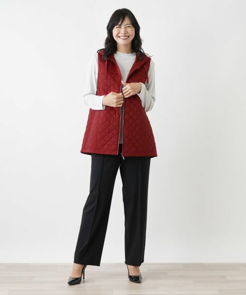 Leilian PLUS HOUSE / レリアンプラスハウス テーラードジャケット | キルティングフーディベスト | 詳細4