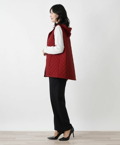 Leilian PLUS HOUSE / レリアンプラスハウス テーラードジャケット | キルティングフーディベスト | 詳細5