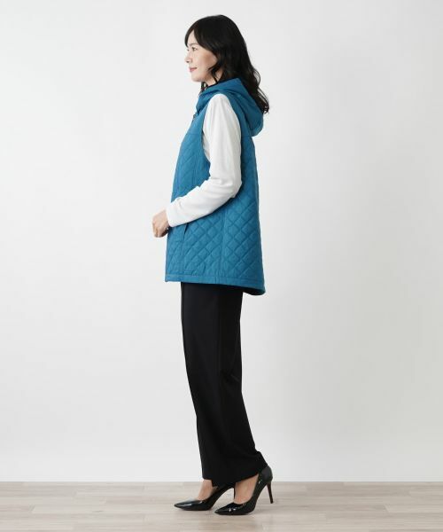 Leilian PLUS HOUSE / レリアンプラスハウス テーラードジャケット | キルティングフーディベスト | 詳細8