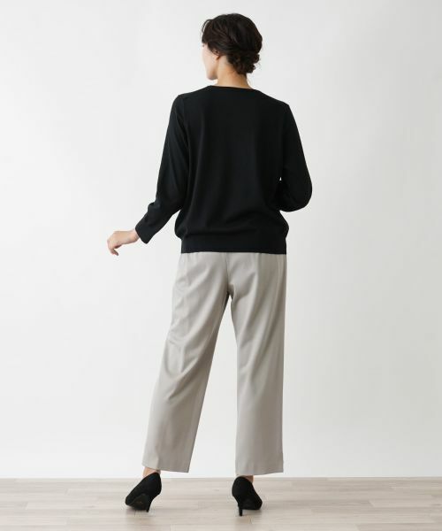 Leilian PLUS HOUSE / レリアンプラスハウス その他パンツ | センタープレスミドル丈パンツ【プラス企画】 | 詳細3