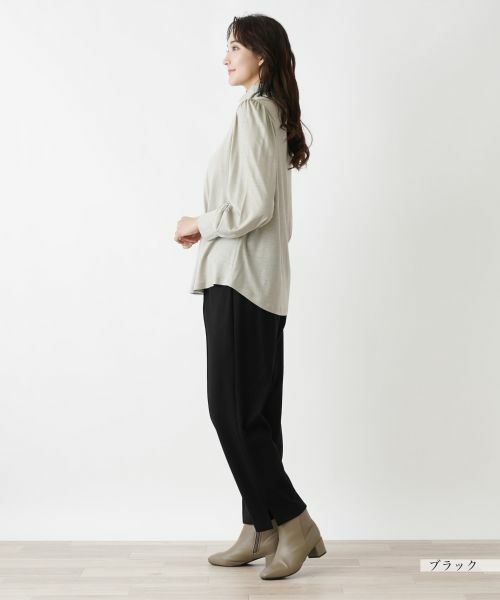 Leilian PLUS HOUSE / レリアンプラスハウス その他パンツ | センタープレスミドル丈パンツ【プラス企画】 | 詳細8