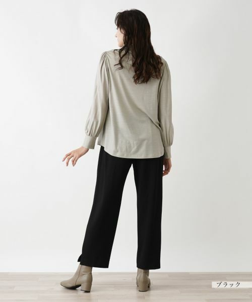 Leilian PLUS HOUSE / レリアンプラスハウス その他パンツ | センタープレスミドル丈パンツ【プラス企画】 | 詳細9