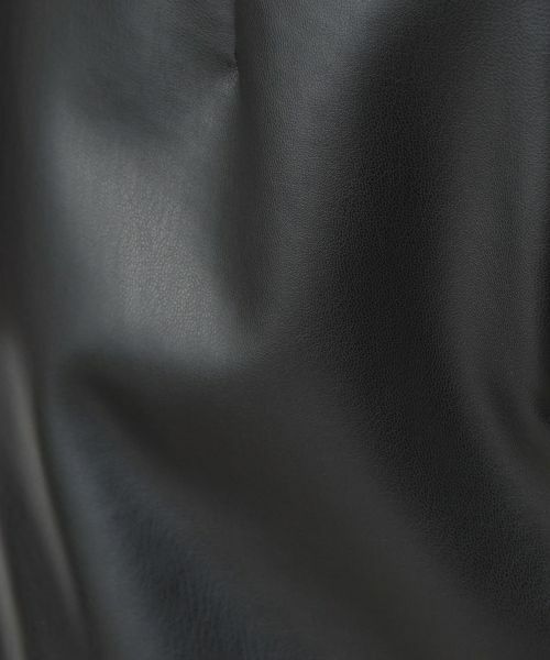 Leilian PLUS HOUSE / レリアンプラスハウス その他パンツ | フェイクレザーテーパードパンツ【プラス企画】 | 詳細9