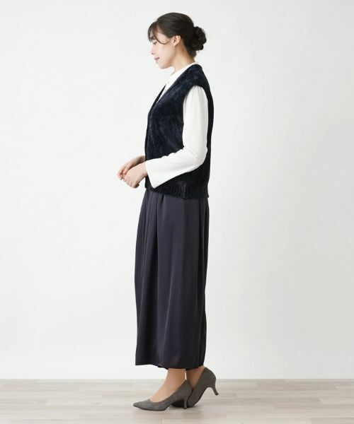 Leilian PLUS HOUSE / レリアンプラスハウス テーラードジャケット | Vネックベスト【BOURGE】 | 詳細5