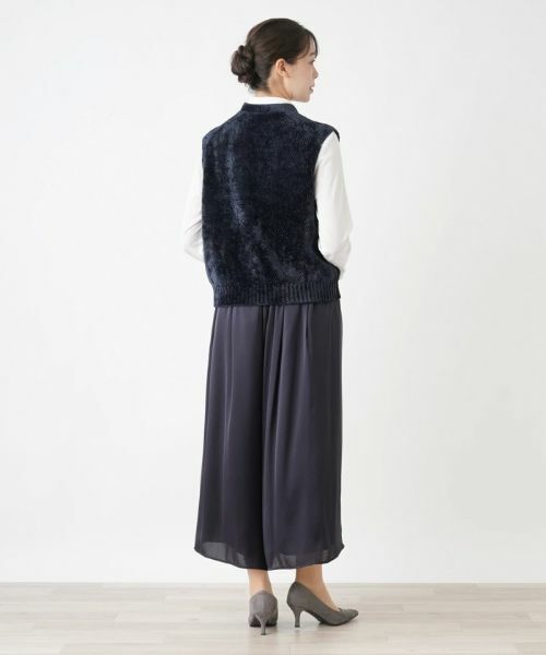 Leilian PLUS HOUSE / レリアンプラスハウス テーラードジャケット | Vネックベスト【BOURGE】 | 詳細6