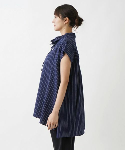 Leilian PLUS HOUSE / レリアンプラスハウス シャツ・ブラウス | フリルブラウス【NEMIKA】 | 詳細5