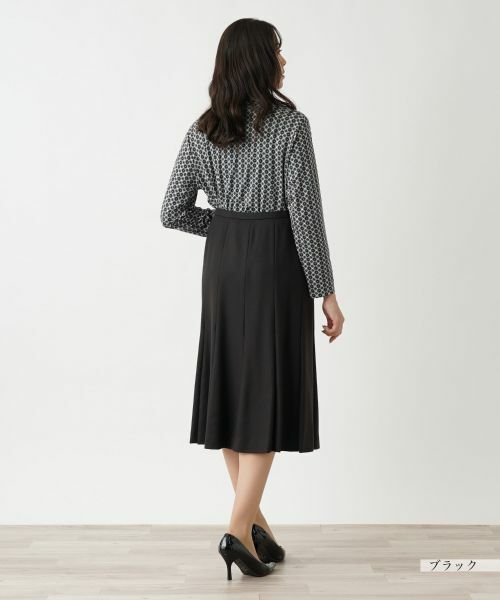 Leilian PLUS HOUSE / レリアンプラスハウス ミニ・ひざ丈スカート | フレアスカート | 詳細3