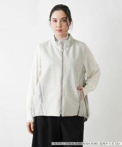 Leilian PLUS HOUSE / レリアンプラスハウス テーラードジャケット | 中わたハイネックベスト