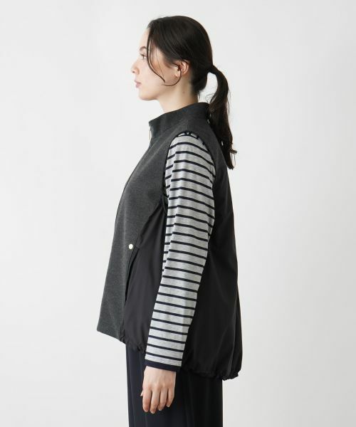 Leilian PLUS HOUSE / レリアンプラスハウス テーラードジャケット | 中わたハイネックベスト | 詳細10